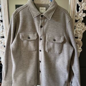Men's Tan Shirt Jacket